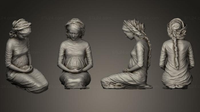Figurines of girls (Virgen de Hakuna, STKGL_0162) 3D models for cnc